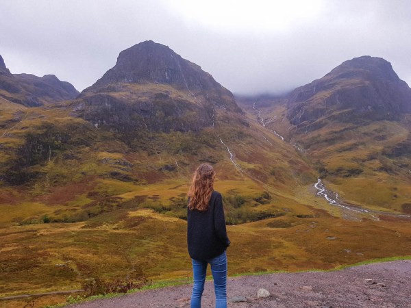 vue sur les three sisters et la randonnee de la glencoe valley