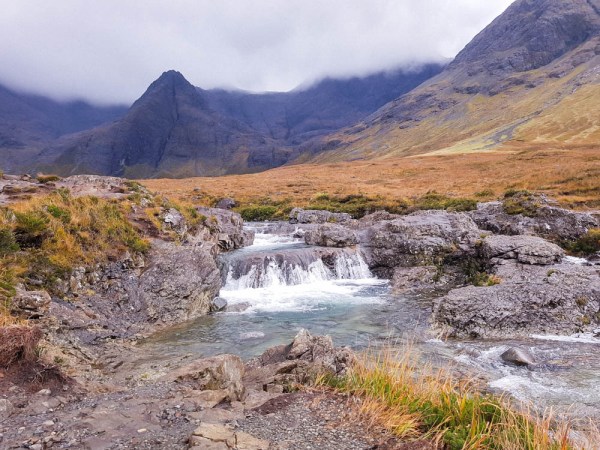 randonnee des fairy pools sur l'ile de skye